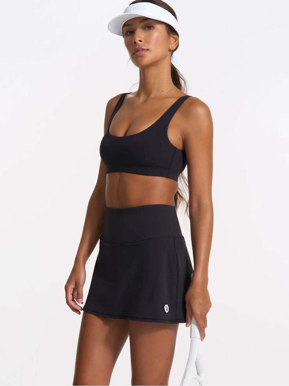 VUORI Volleyball Skirt Size Medium Black Tennis Skirt - Picture 2 of 10